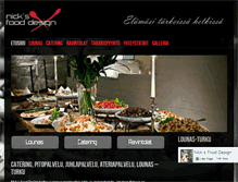Tablet Screenshot of food-design.fi